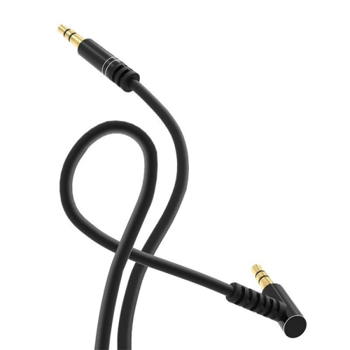 Kabel audio kątowy Dudao AUX mini jack 3 5mm 1m biały L11