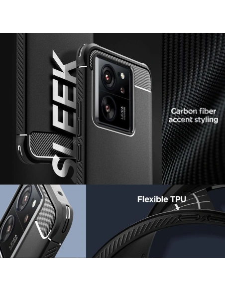 Spigen Rugged Armor Xiaomi 13T 13T Pro Matte Black