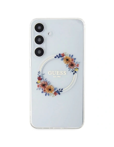 Guess Guhms Mhfwfct Samsung Galaxy S Plus Hardcase Iml Flowers