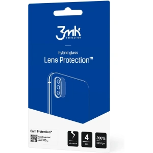 Szkło hybrydowe na obiektyw aparatu 3MK Lens Protection Samsung Galaxy A42 5G [4 PACK]