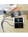 Wholesale Cable Baseus Rapid 3in1 microUSB & 2xLightning 1.2m Black - BSU017BLK - {ean13} - Hurt