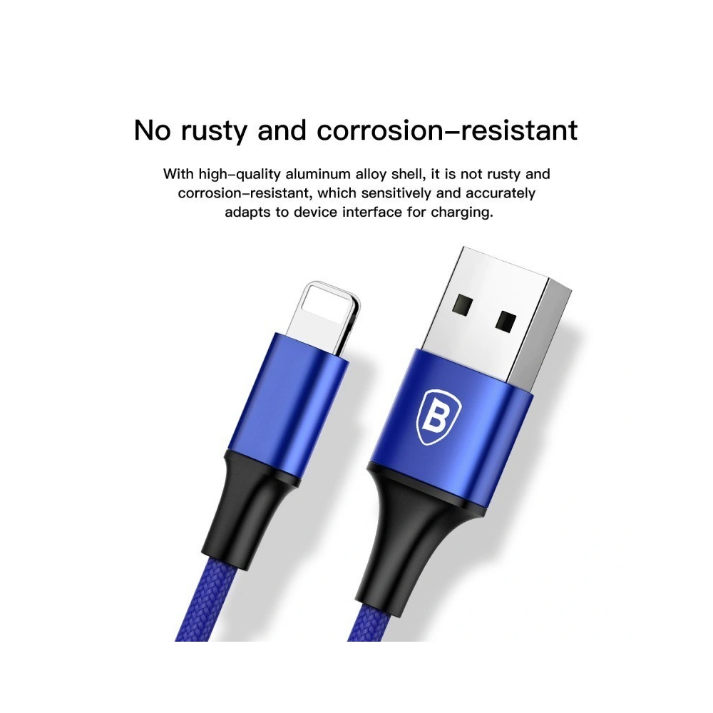 Hurtownia GSM - Kabel Baseus Rapid 3w1 microUSB, 2xLightning 1,2m Černý - BSU017BLK - {ean13} - Hurt