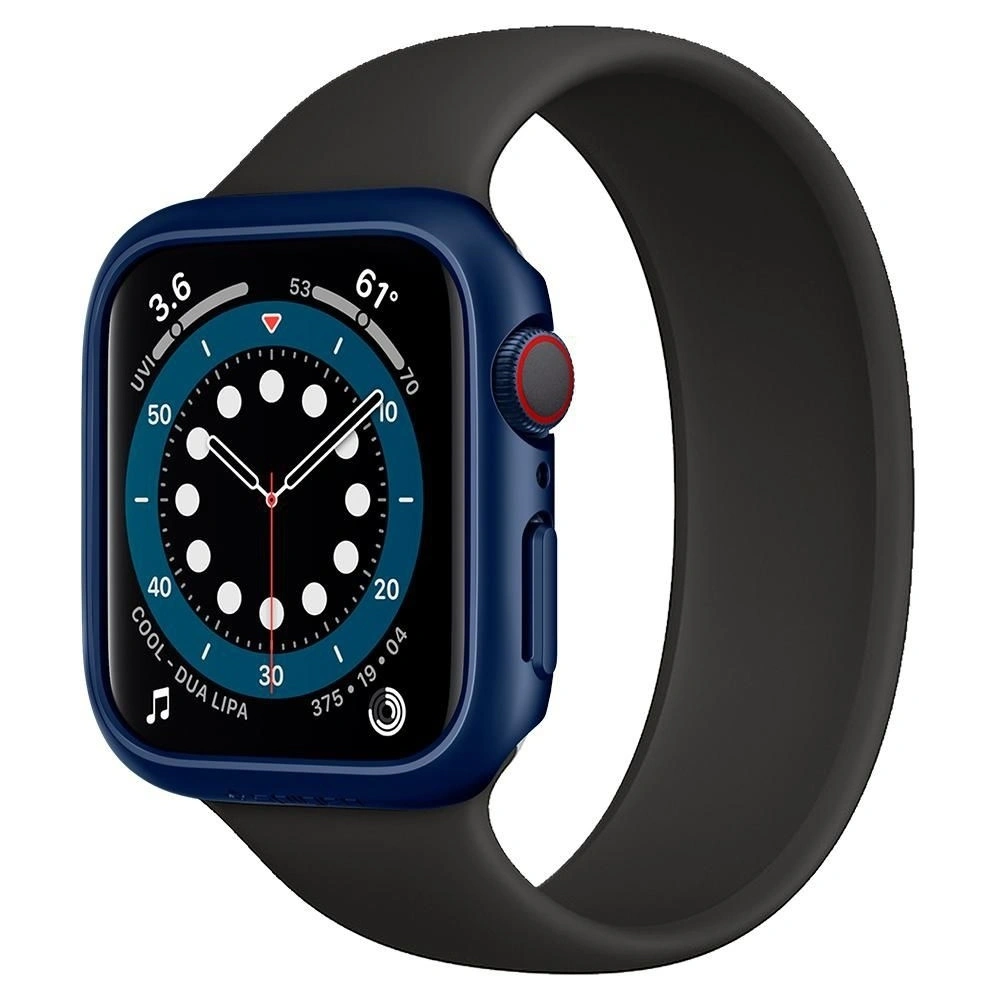 Hurtownia GSM - Etui Spigen Thin Fit Apple Watch SE/6/5/4 40mm Metallic Blue - SPN1381BLU - {ean13} - Hurt