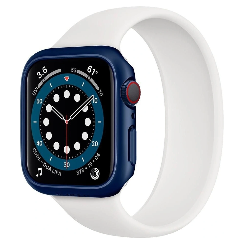 Hurtownia GSM - Etui Spigen Thin Fit Apple Watch SE/6/5/4 40mm Metallic Blue - SPN1381BLU - {ean13} - Hurt