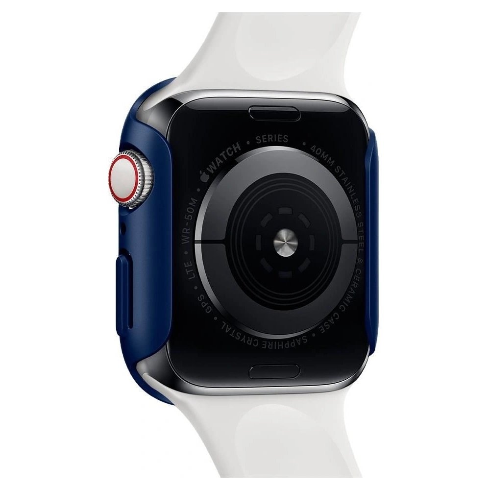 Hurtownia GSM - Etui Spigen Thin Fit Apple Watch SE/6/5/4 40mm Metallic Blue - SPN1381BLU - {ean13} - Hurt