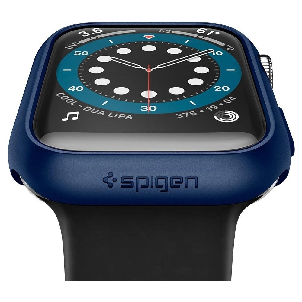 Hurtownia GSM - Etui Spigen Thin Fit Apple Watch SE/6/5/4 40mm Metallic Blue - SPN1381BLU - {ean13} - Hurt