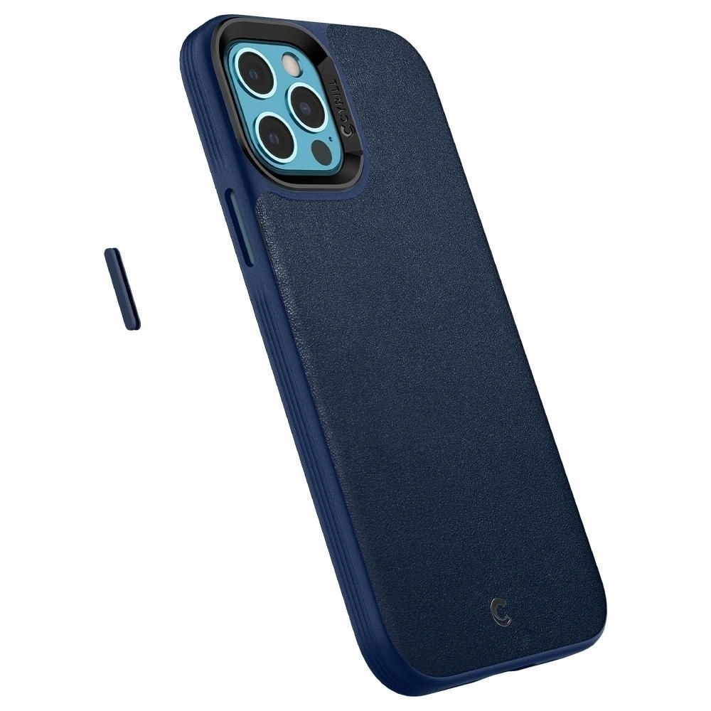 Hurtownia GSM - Etui Spigen Ciel Leather Brick Apple iPhone 12/12 Pro Navy - SPN1383NAV - {ean13} - Hurt