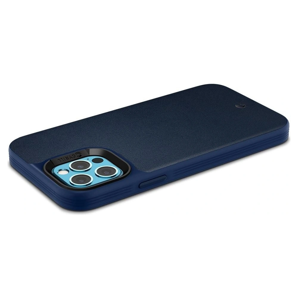 Hurtownia GSM - Etui Spigen Ciel Leather Brick Apple iPhone 12/12 Pro Navy - SPN1383NAV - {ean13} - Hurt
