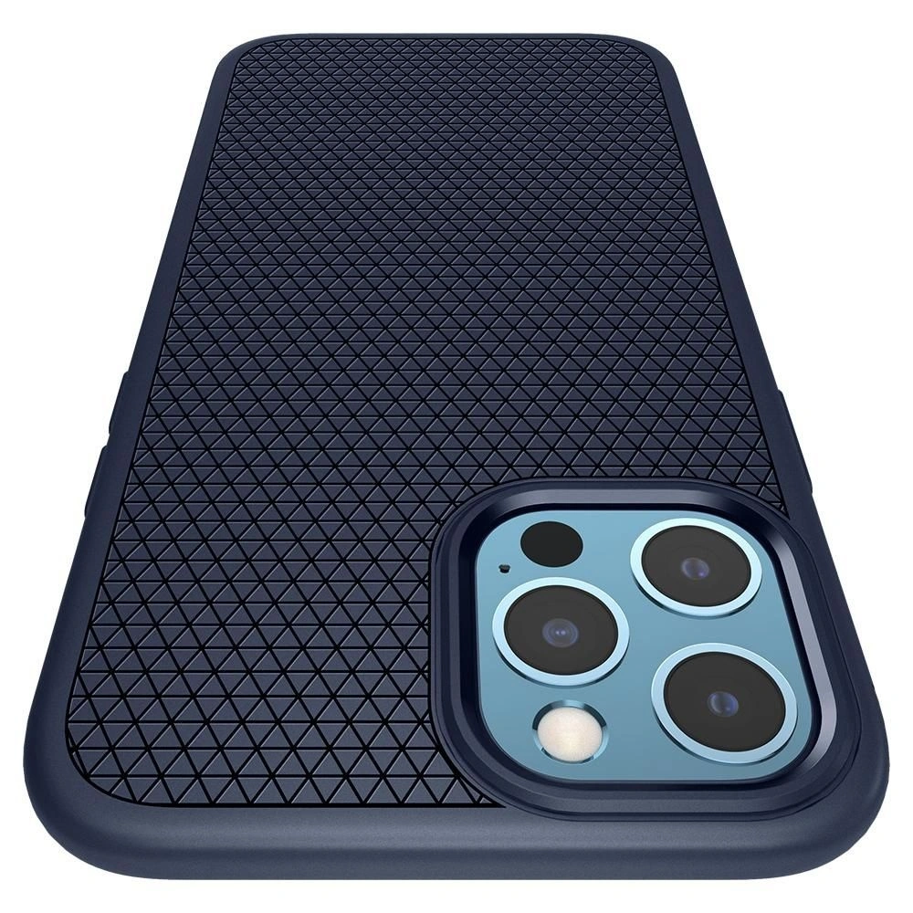 Hurtownia GSM - Etui Spigen Liquid Air Apple iPhone 12 Pro Max Navy Blue - SPN1384BLU - {ean13} - Hurt