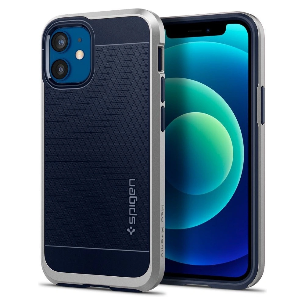 Hurtownia GSM - Etui Spigen Neo Hybrid Apple iPhone 12 mini Satin Silver - SPN1385BLU - {ean13} - Hurt