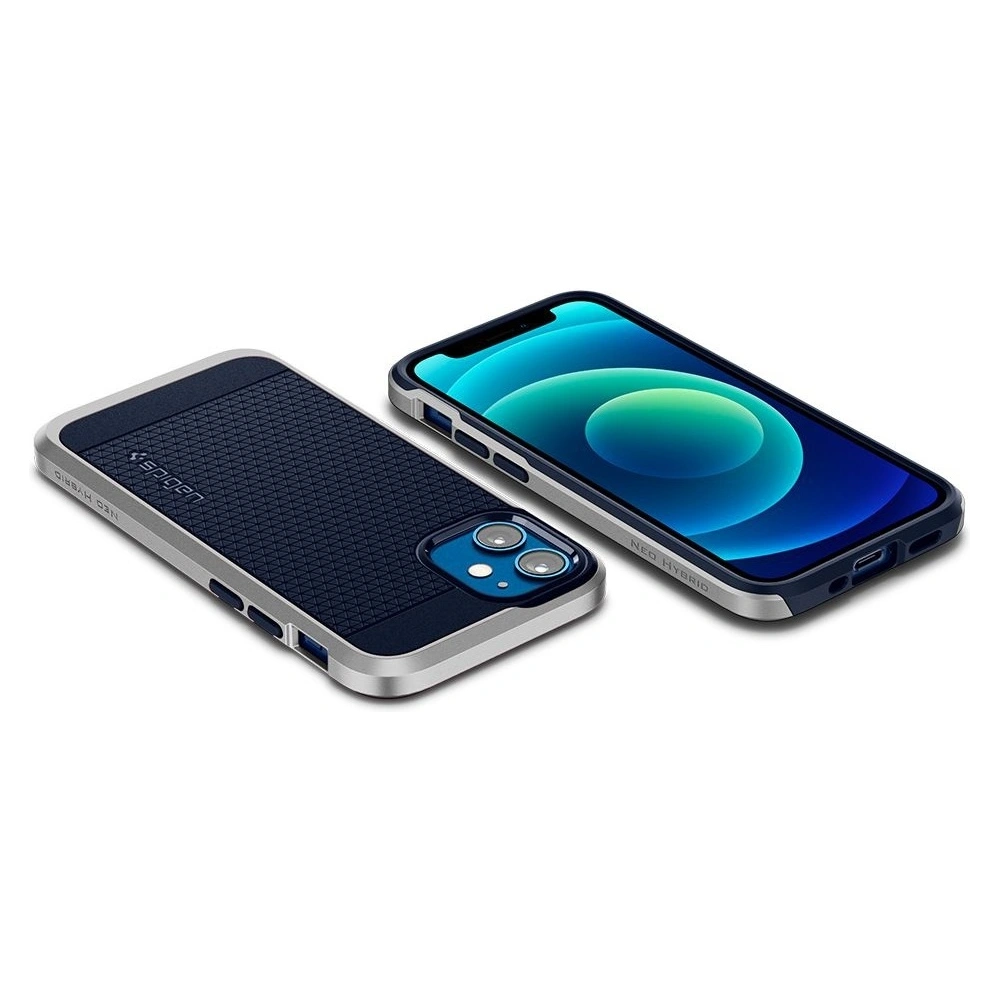 Wholesale Spigen Neo Hybrid Apple iPhone 12 mini Satin Silver - SPN1385BLU - {ean13} - Hurt