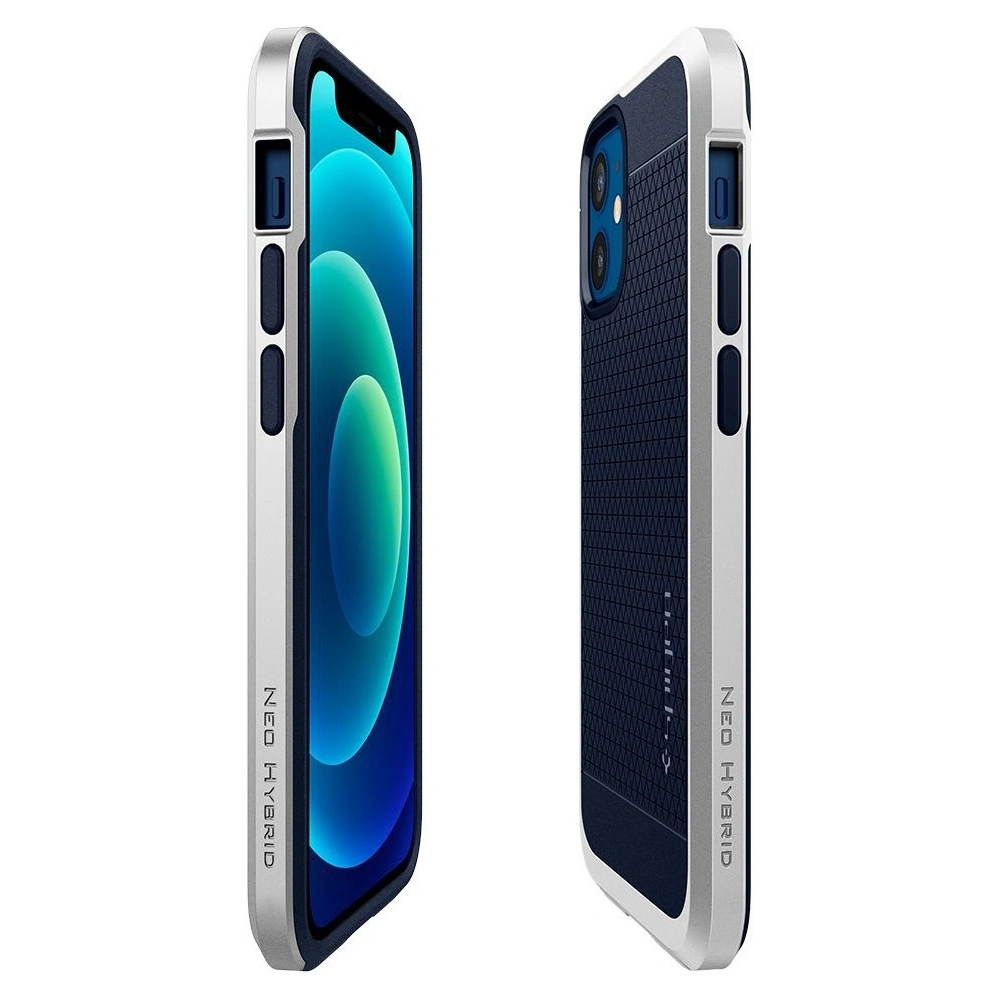 Hurtownia GSM - Etui Spigen Neo Hybrid Apple iPhone 12 mini Satin Silver - SPN1385BLU - {ean13} - Hurt