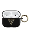 Etui Guess GUACAPLSTLBK Apple AirPods Pro cover czarny/black Silicone Triangle Logo