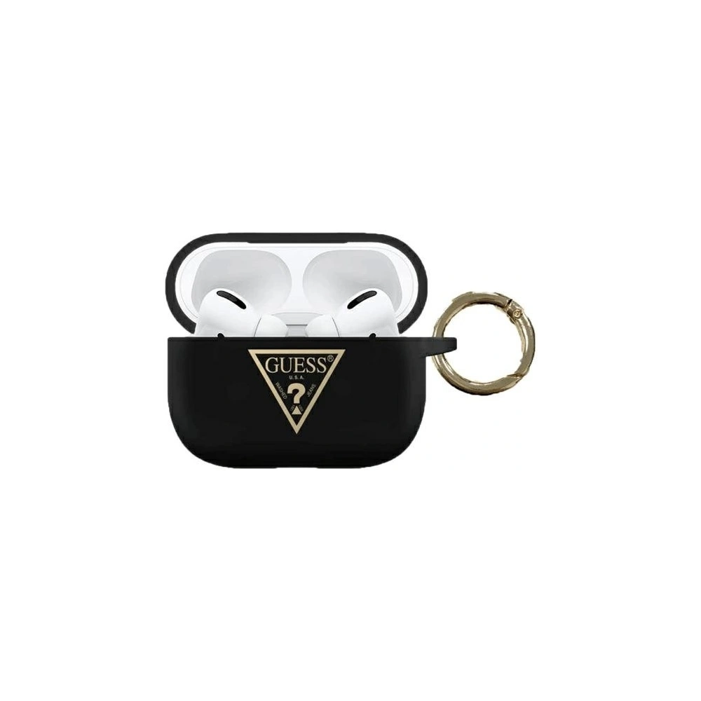 Hurtownia GSM - Etui Guess GUACAPLSTLBK Apple AirPods Pro cover czarny/black Silicone Triangle Logo - GUE775BLK - {ean13} - Hurt