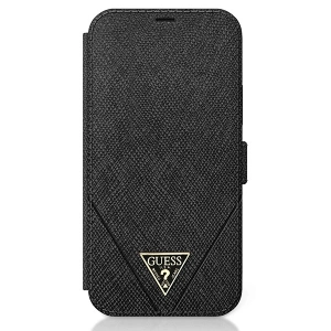 Hurtownia GSM - Etui Guess GUFLBKP12LVSATMLBK Apple iPhone 12 Pro Max czarny/black book Saffiano - GUE777BLK - {ean13} - Hurt