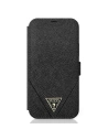 Etui Guess GUFLBKP12LVSATMLBK Apple iPhone 12 Pro Max czarny/black book Saffiano