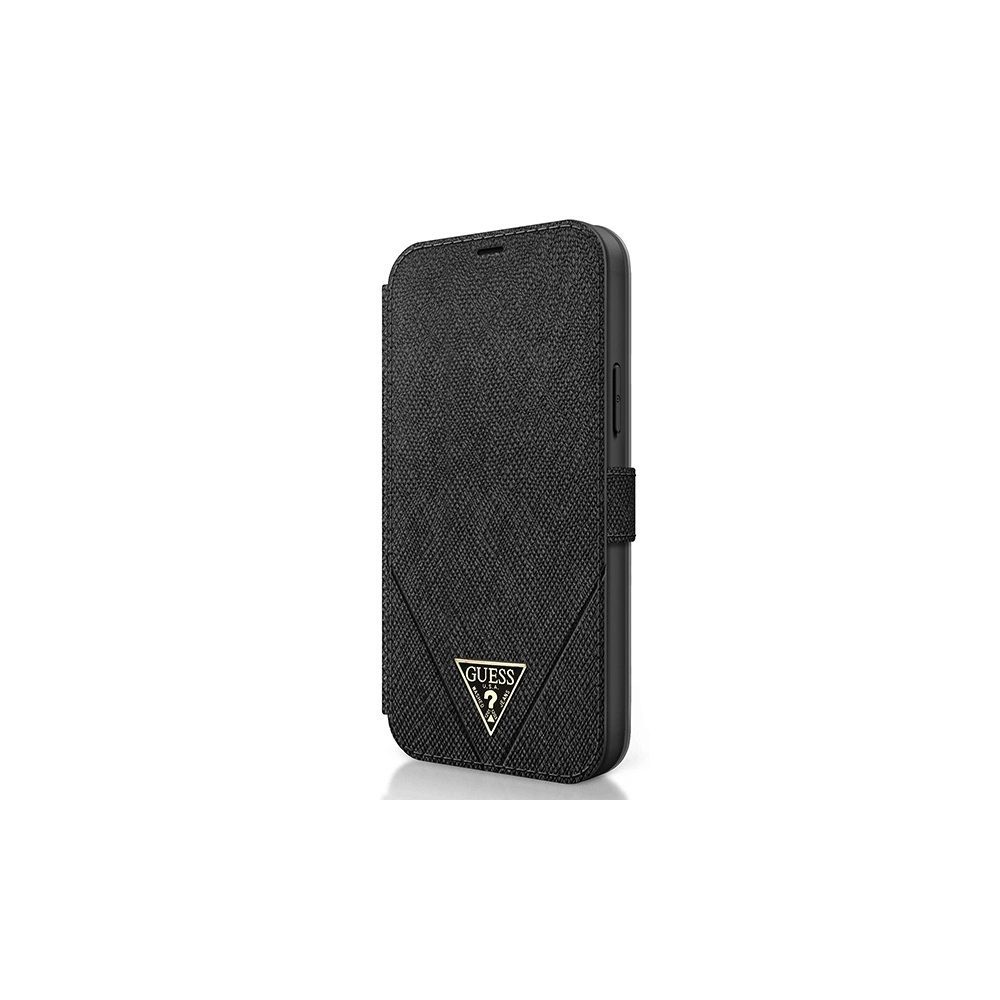 Hurtownia GSM - Etui Guess GUFLBKP12LVSATMLBK Apple iPhone 12 Pro Max czarny/black book Saffiano - GUE777BLK - {ean13} - Hurt