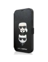 Etui Karl Lagerfeld KLFLBKP12LSAKICKCBK Apple iPhone 12 Pro Max czarny/black book Saffiano Karl & Choupette