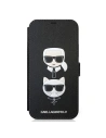 Hurtownia GSM - Etui Karl Lagerfeld KLFLBKP12LSAKICKCBK Apple iPhone 12 Pro Max schwarz/black Buch Saffiano Karl & Choupette - KLD409BLK - {ean13} - Hurt
