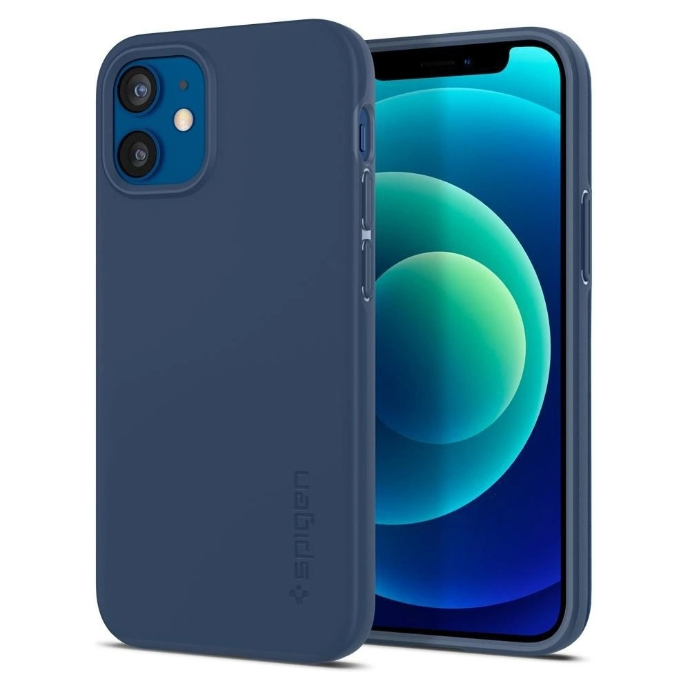 Hurtownia GSM - Etui Spigen Thin Fit Apple iPhone 12 mini Navy Blue - SPN1387BLU - {ean13} - Hurt