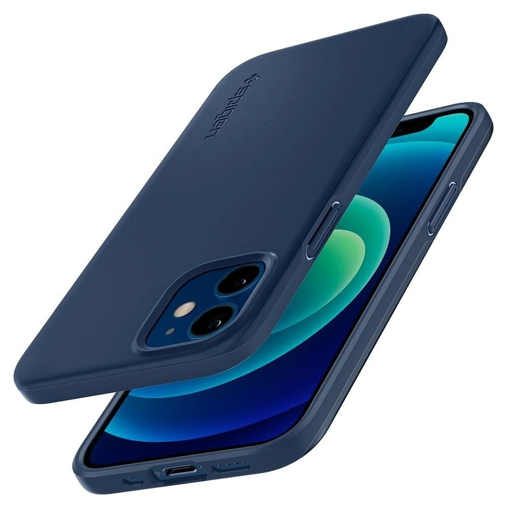 Hurtownia GSM - Etui Spigen Thin Fit Apple iPhone 12 mini Navy Blue - SPN1387BLU - {ean13} - Hurt