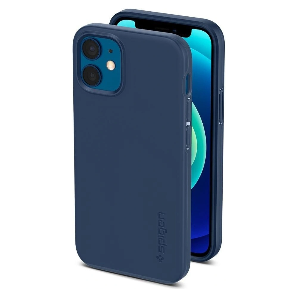 Hurtownia GSM - Etui Spigen Thin Fit Apple iPhone 12 mini Navy Blue - SPN1387BLU - {ean13} - Hurt