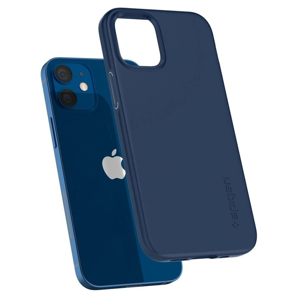 Hurtownia GSM - Etui Spigen Thin Fit Apple iPhone 12 mini Navy Blue - SPN1387BLU - {ean13} - Hurt