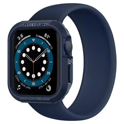 Etui Spigen Rugged Armor Apple Watch 4/5/6/7/SE 44/45mm Navy Blue