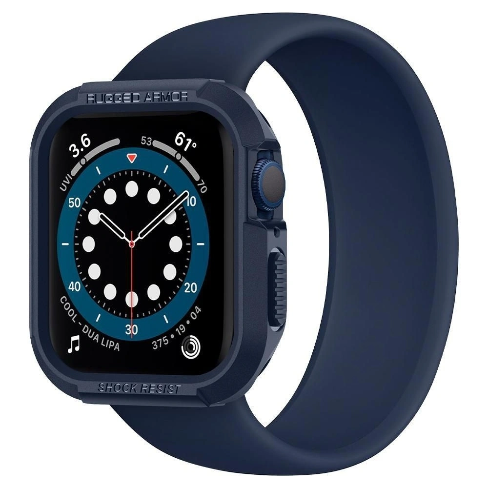 Hurtownia GSM - Case Spigen Rugged Armor Apple Watch 4/5/6/7/SE 44/45mm Marineblau - SPN1389BLU - {ean13} - Hurt