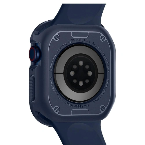 Etui Spigen Rugged Armor Apple Watch 4/5/6/7/SE 44/45mm Navy Blue