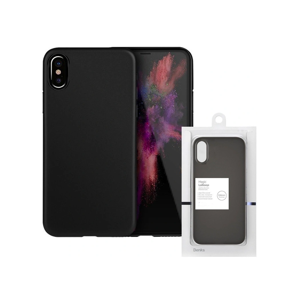 Hurtownia GSM - Etui Benks Magic Lollipop iPhone XS/X 5.8 Solid Black - BKS178BLK - {ean13} - Hurt