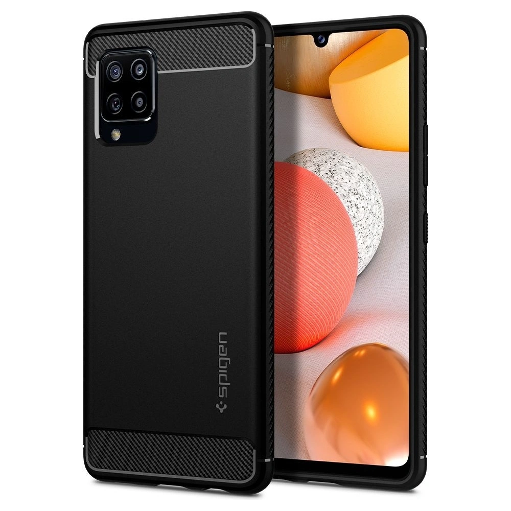 Wholesale Spigen Rugged Armor Samsung Galaxy A42 5G Matte Black - SPN1393BLK - {ean13} - Hurt