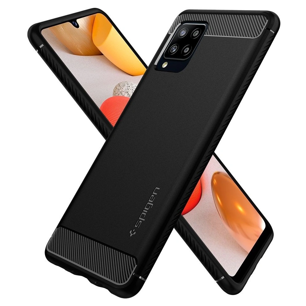 Wholesale Spigen Rugged Armor Samsung Galaxy A42 5G Matte Black - SPN1393BLK - {ean13} - Hurt