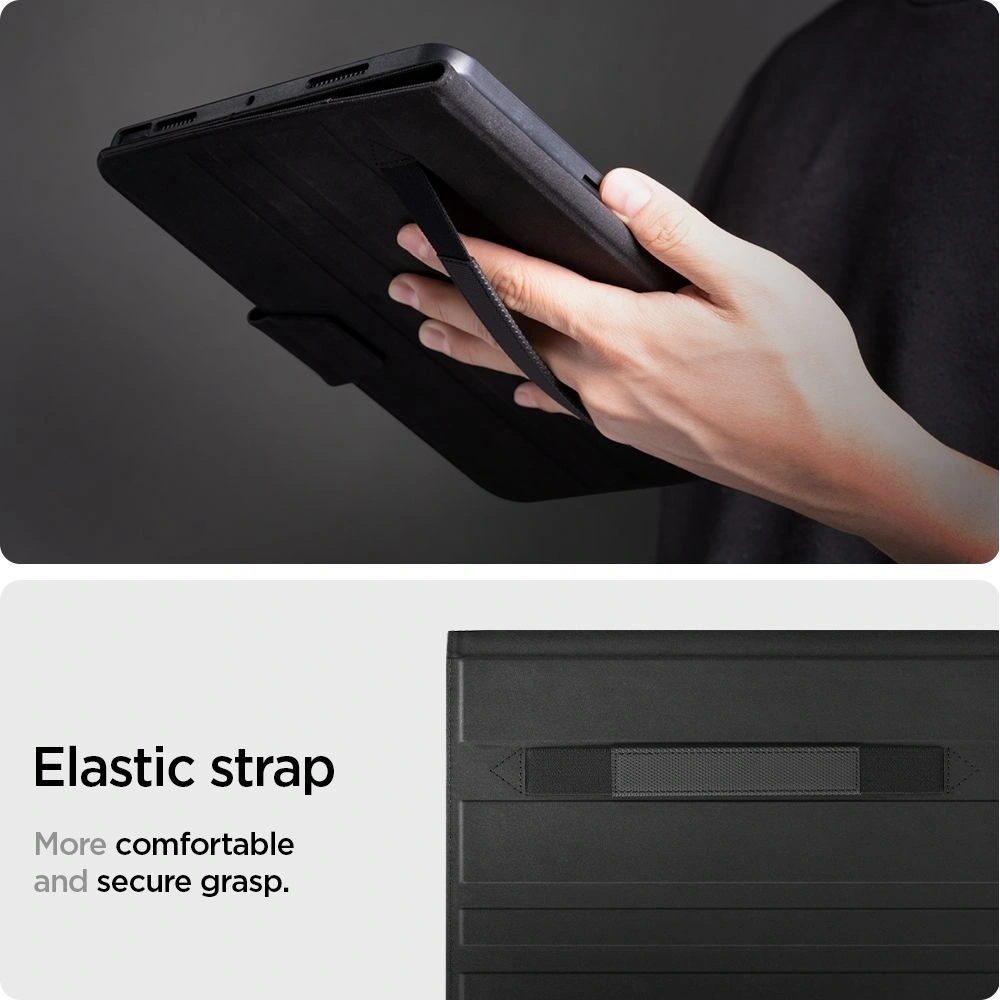 Hurtownia GSM - Etui Spigen Liquid Air Folio Apple iPad Air 10.9 2020/2022 (4. und 5. Generation) / iPad Air 11 2024 (6. Generation) Schwarz - SPN1394BLK - {ean13} - Hurt