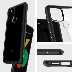 Hurtownia GSM - Etui Spigen Ultra Hybrid Google Pixel 5 Matte Black - SPN1396BLK - {ean13} - Hurt