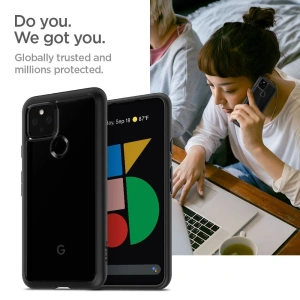Hurtownia GSM - Etui Spigen Ultra Hybrid Google Pixel 5 Matte Black - SPN1396BLK - {ean13} - Hurt