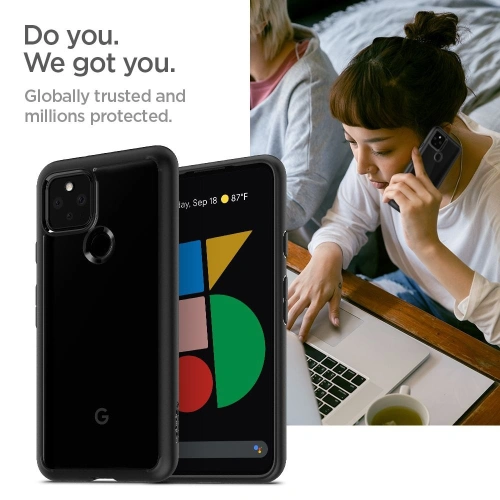 Etui Spigen Ultra Hybrid Google Pixel 5 Matte Black