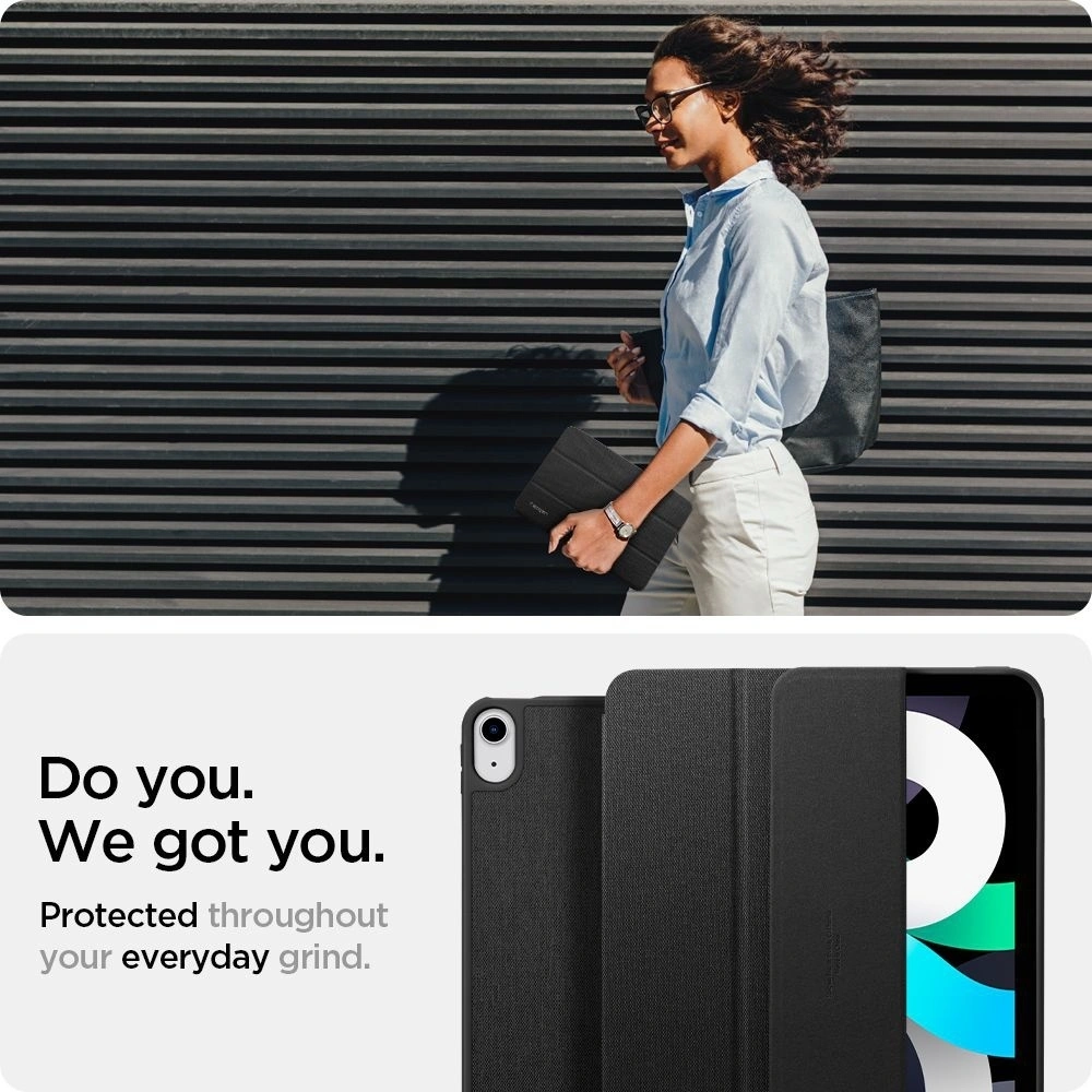 Hurtownia GSM - Etui Spigen Urban Fit Apple iPad Air 10.9 2020/2022 (4. und 5. Generation) / iPad Air 11 2024 (6. Generation) Schwarz - SPN1397BLK - {ean13} - Hurt