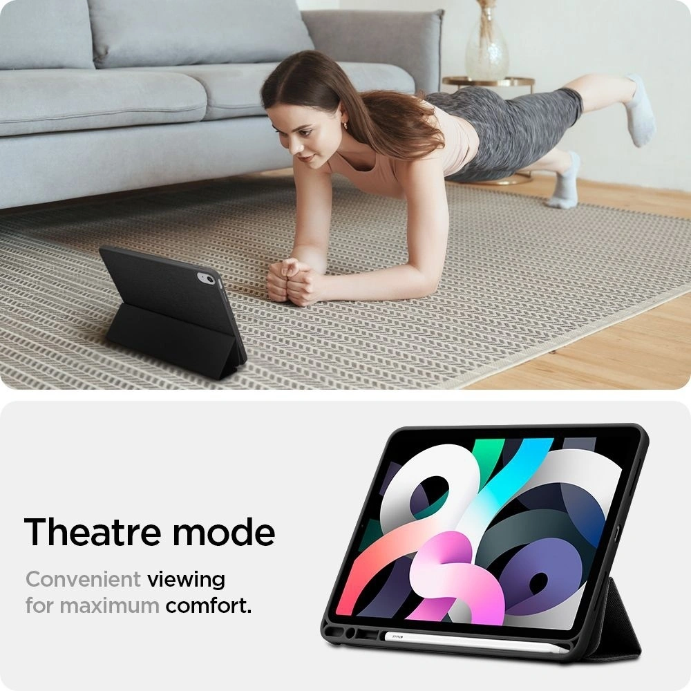 Hurtownia GSM - Etui Spigen Urban Fit Apple iPad Air 10.9 2020/2022 (4. und 5. Generation) / iPad Air 11 2024 (6. Generation) Schwarz - SPN1397BLK - {ean13} - Hurt
