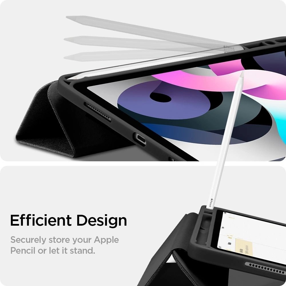 Hurtownia GSM - Etui Spigen Urban Fit Apple iPad Air 10.9 2020/2022 (4. und 5. Generation) / iPad Air 11 2024 (6. Generation) Schwarz - SPN1397BLK - {ean13} - Hurt