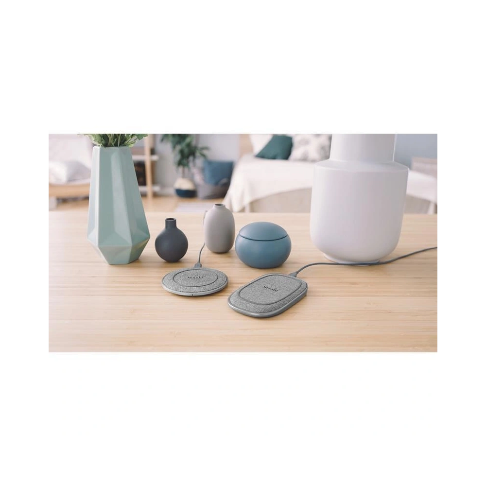 Hurtownia GSM - Ładowarka bezprzewodowa Moshi Otto Q Wireless Charging Qi Pad (Nordic Grey) - MOSH130GRY - {ean13} - Hurt