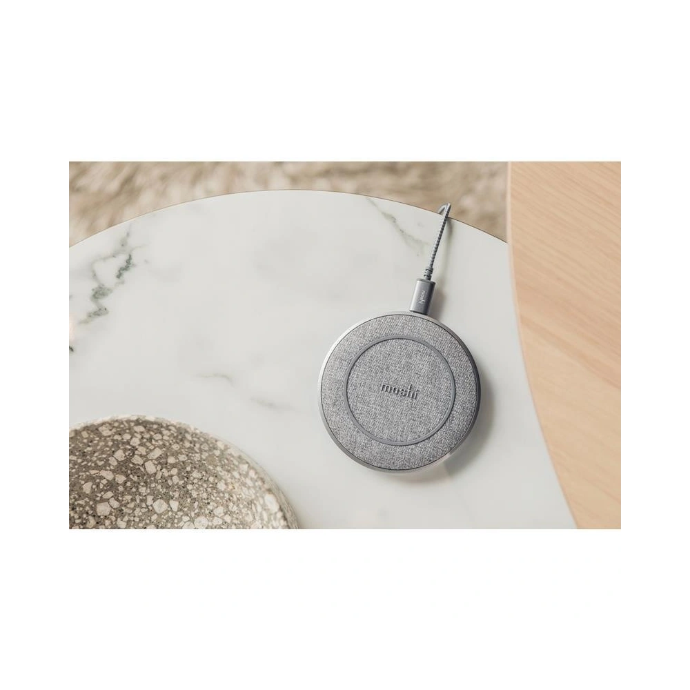 Hurtownia GSM - Ładowarka bezprzewodowa Moshi Otto Q Wireless Charging Qi Pad (Nordic Grey) - MOSH130GRY - {ean13} - Hurt