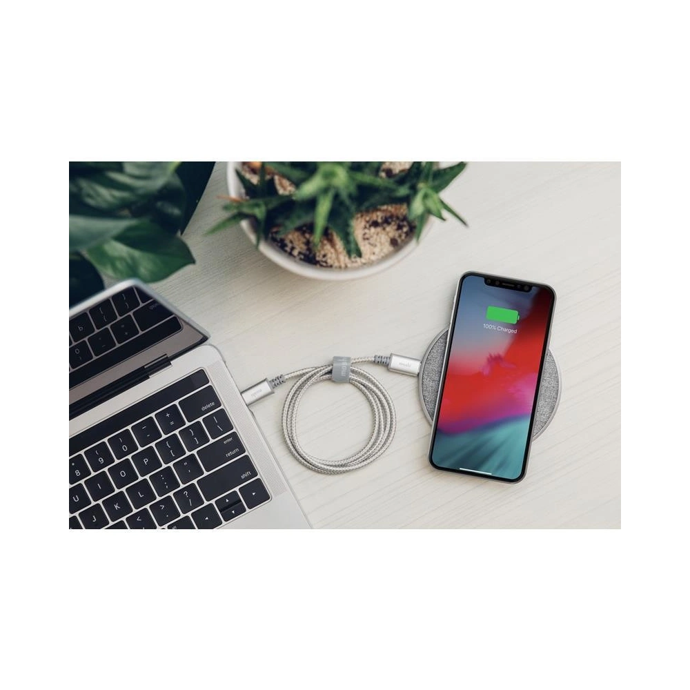 Wholesale Moshi Otto Q Wireless Charging Qi Pad (Nordic Grey) - MOSH130GRY - {ean13} - Hurt