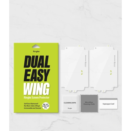 Folia hydrożelowa Ringke Dual Easy Wing Full Cover Xiaomi Mi 10T/Pro [2 PACK]