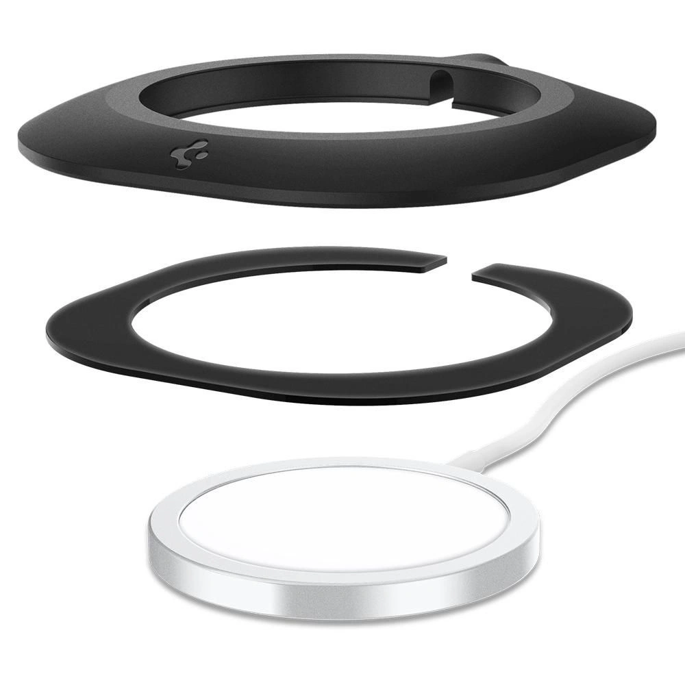 Hurtownia GSM - Nakładka do ładowarki MagSafe Spigen MagFit Pad Black - SPN1400BLK - {ean13} - Hurt