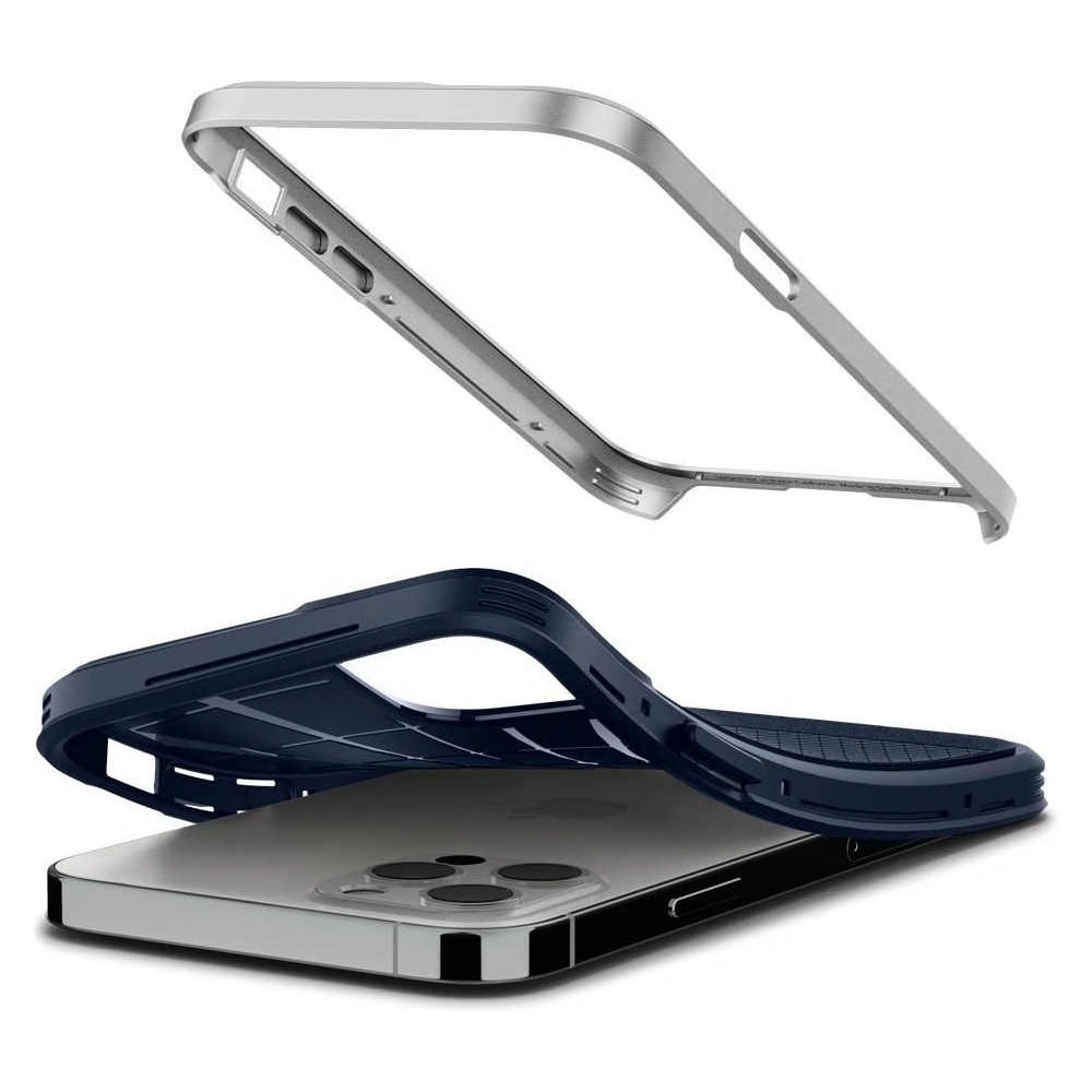 Hurtownia GSM - Etui Spigen Neo Hybrid Apple iPhone 12/12 Pro Satin Silver - SPN1405SLV - {ean13} - Hurt