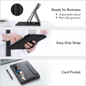 Etui ESR Business Apple iPad Air 10.9 2020/2022 (4. i 5. generacji) / iPad Air 11 2024 (6. generacji) Black
