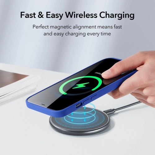 Etui ESR Cloud HaloLock Apple iPhone 12/12 Pro Midnight Blue