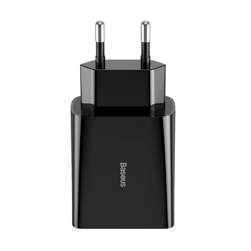 Hurtownia GSM - Szybka ładowarka sieciowa Baseus Speed Mini, PD + QC 3.0 18W (czarna) - BSU1962BLK - {ean13} - Hurt