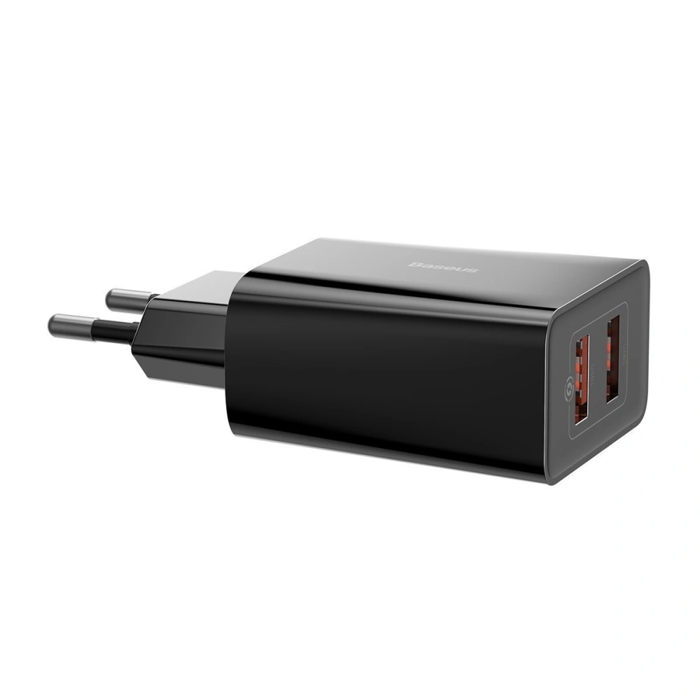 Hurtownia GSM - Szybka ładowarka sieciowa Baseus Speed Mini, PD + QC 3.0 18W (czarna) - BSU1962BLK - {ean13} - Hurt